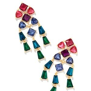 Kendra Scott Blair Statement Earrings - Multi Color Chandelier earrings